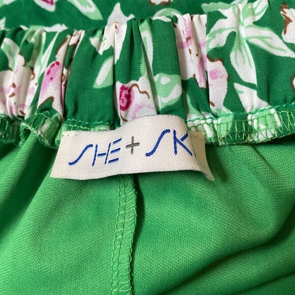 π€ππ€ DarlingβShe + Sky Green Floral Maxi Back Bow Dress π€ππ€ - Picture 10 of 13